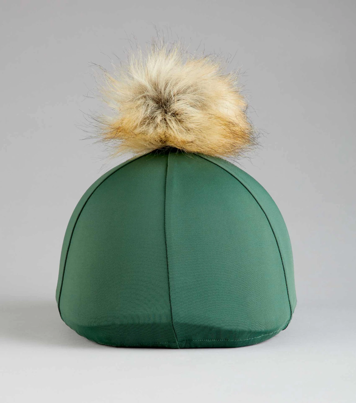 Jersey Hat Silk with Faux Fur Pom Pom Jersey Hat Silk With Faux Fur Pom Pom -Premier Equine Store Jersey Hat Silk with Faux Fur Pom Pom Green 7
