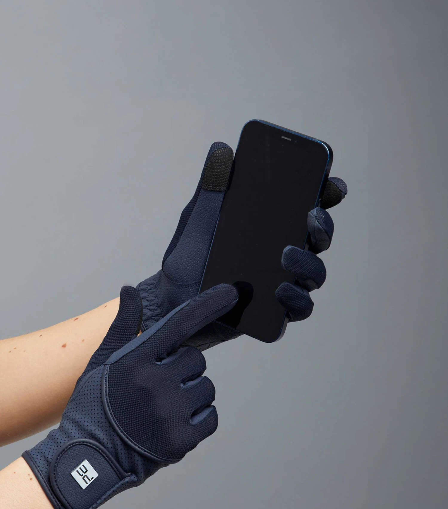 Presa Junior Mesh Riding Gloves Presa Junior Mesh Riding Gloves -Premier Equine Store Junior Presa Navy image2