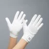Presa Junior Mesh Competition Riding Gloves -Premier Equine Store Junior Presa White image1