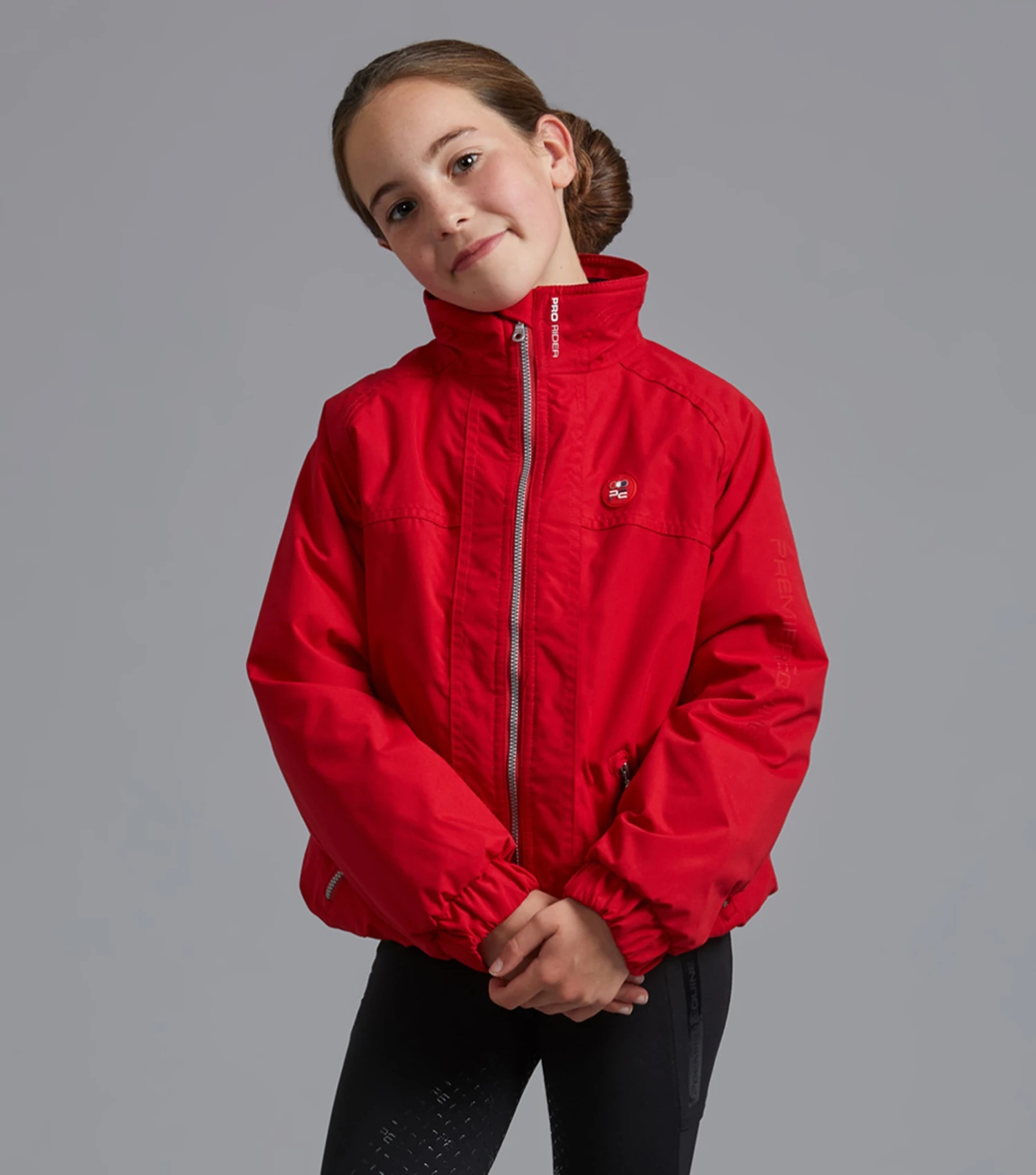 Junior Pro Rider Unisex Riding Jacket Junior Pro Rider Unisex Riding Jacket -Premier Equine Store Kids Pro Rider Unisex Jacket Red 1