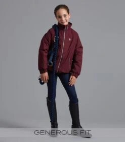 Junior Pro Rider Unisex Riding Jacket 15 Junior Pro Rider Unisex Riding Jacket -Premier Equine Store Kids Pro Rider Unisex Jacket Wine 2