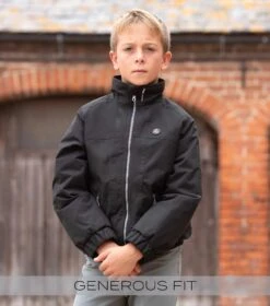 Junior Pro Rider Unisex Riding Jacket 9 Junior Pro Rider Unisex Riding Jacket -Premier Equine Store Kids Unisex Pro Rider Jacket Black 2