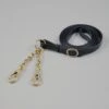 Leather Lead Rein With Chain Coupling 1 Leather Lead Rein With Chain Coupling -Premier Equine Store Leather Lead Rein with Chain Coupling Black 1