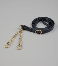 Leather Lead Rein With Chain Coupling