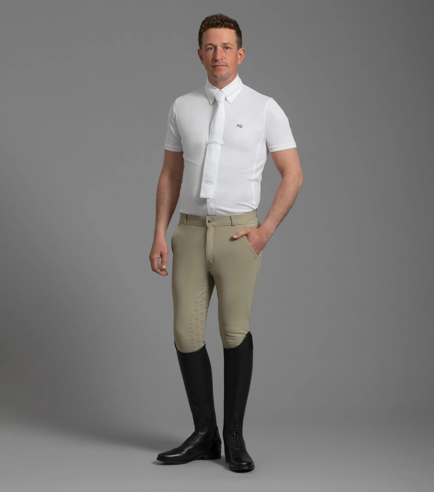 Levanzo Men's Full Seat Gel Competition Breeches Levanzo Men's Full Seat Gel Competition Breeches -Premier Equine Store Levanzo Breeches Beige 1
