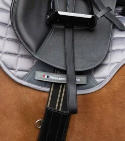 Lizzano Anatomic Leather Stud Girth -Premier Equine Store Lizzano Anatomic Leather Stud Girth Black3