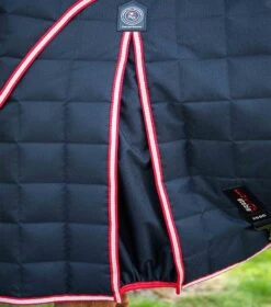 Lucanta 200g Stable Rug With Neck Cover -Premier Equine Store Lucanta Stable Black Image 4 RGB