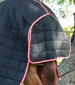 Lucanta 200g Stable Rug With Neck Cover -Premier Equine Store Lucanta Stable Black Image 6 RGB