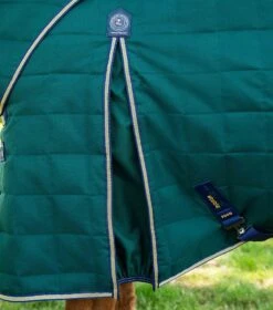 Lucanta 200g Stable Rug With Neck Cover -Premier Equine Store Lucanta Stable Green Image4 RGB