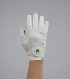 Metaro Junior Riding Gloves 16 Metaro Junior Riding Gloves -Premier Equine Store Lucca Junior Riding Gloves White 2