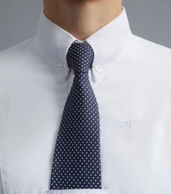 Luciana Ladies Short Sleeve Tie Shirt -Premier Equine Store Luciana White shirt 4