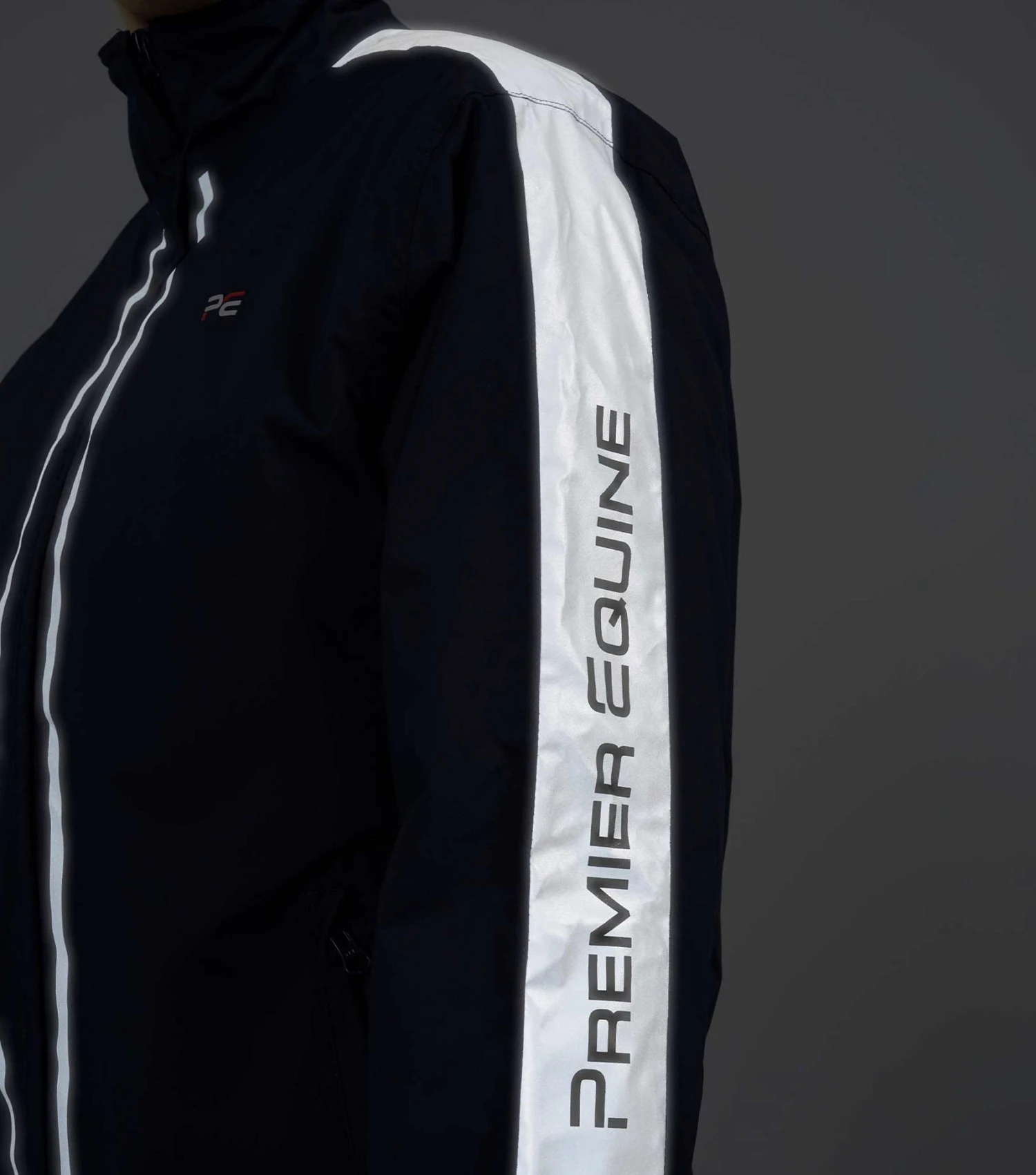Lumen Reflective Unisex Riding Jacket Lumen Reflective Unisex Riding Jacket -Premier Equine Store LumenWaterproofRidingJacket Navy5