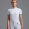 Maria Diamante Show Shirt 1 Maria Diamante Show Shirt -Premier Equine Store Maria Shirt White 1