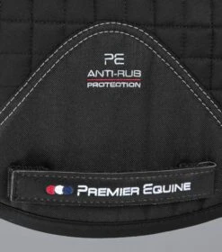 Merino Wool Saddle Pad - GP/Jump Numnah 6 Merino Wool Saddle Pad - GP/Jump Numnah -Premier Equine Store Merino Wool Half Lined GP Jump Numnah Black 4