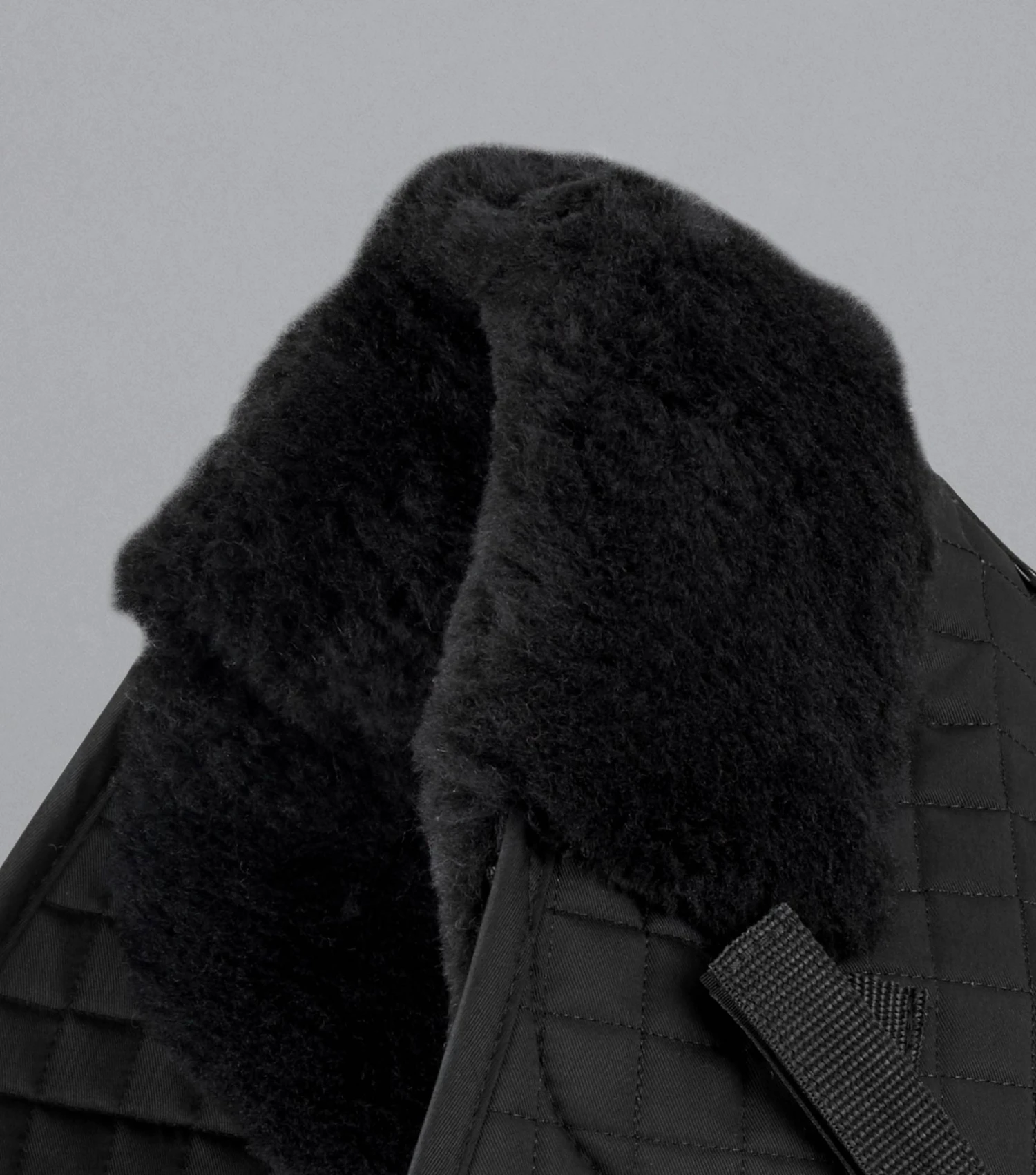 Merino Wool Saddle Pad - GP/Jump Numnah Merino Wool Saddle Pad - GP/Jump Numnah -Premier Equine Store Merino Wool Half Lined GP Jump Numnah Black 5