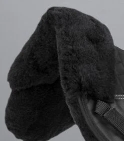 Merino Wool Saddle Pad - Half Pad -Premier Equine Store Merino Wool Half Pad Black Black 3