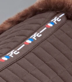 Merino Wool Saddle Pad - Half Pad -Premier Equine Store Merino Wool Half Pad Brown Brown 2