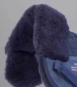 Merino Wool Saddle Pad - Half Pad -Premier Equine Store Merino Wool Half Pad Navy Navy 3