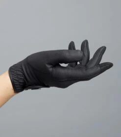 Metaro Ladies Riding Gloves -Premier Equine Store Metaro Glove Black 4