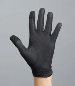 Metaro Ladies Riding Gloves -Premier Equine Store Metaro Glove Black 6