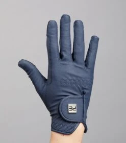 Metaro Ladies Riding Gloves -Premier Equine Store Metaro Glove Navy 5