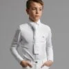 Mini Giulio Boy's Long Sleeve Show Shirt -Premier Equine Store MiniGiulioBoy sLongSleeveTieShirt White 1