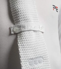 Mini Giulio Boy's Long Sleeve Show Shirt -Premier Equine Store MiniGiulioBoy sLongSleeveTieShirt White 4