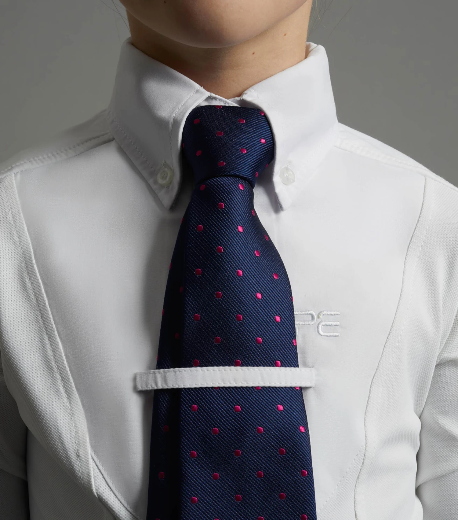 Tessa Girls Long Sleeve Show Shirt Tessa Girls Long Sleeve Show Shirt -Premier Equine Store MiniTessaLongSleeveTieShowShirt White 4 88dffd2a f186 4579 b824 911081b6ea20