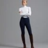 Mirillo Ladies Full Seat Gel Riding Tights -Premier Equine Store Mirillo Navy 1