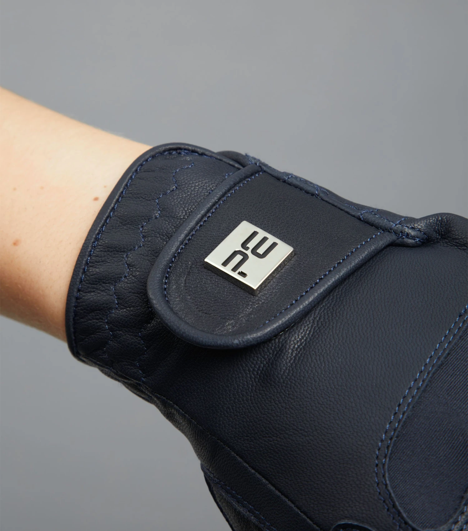 Mizar Ladies Leather Riding Gloves Mizar Ladies Leather Riding Gloves -Premier Equine Store Mizar Gloves Navy 3