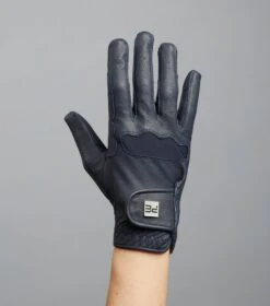 Mizar Ladies Leather Riding Gloves 6 Mizar Ladies Leather Riding Gloves -Premier Equine Store Mizar Gloves Navy 5