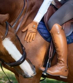 Mizar Ladies Leather Riding Gloves 21 Mizar Ladies Leather Riding Gloves -Premier Equine Store Mizar Gloves Tan 2
