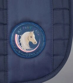 My Pony Jack Cotton GP/Jump Plain Saddle Pad -Premier Equine Store My Pony Jack Saddle Pad Plain Navy 3