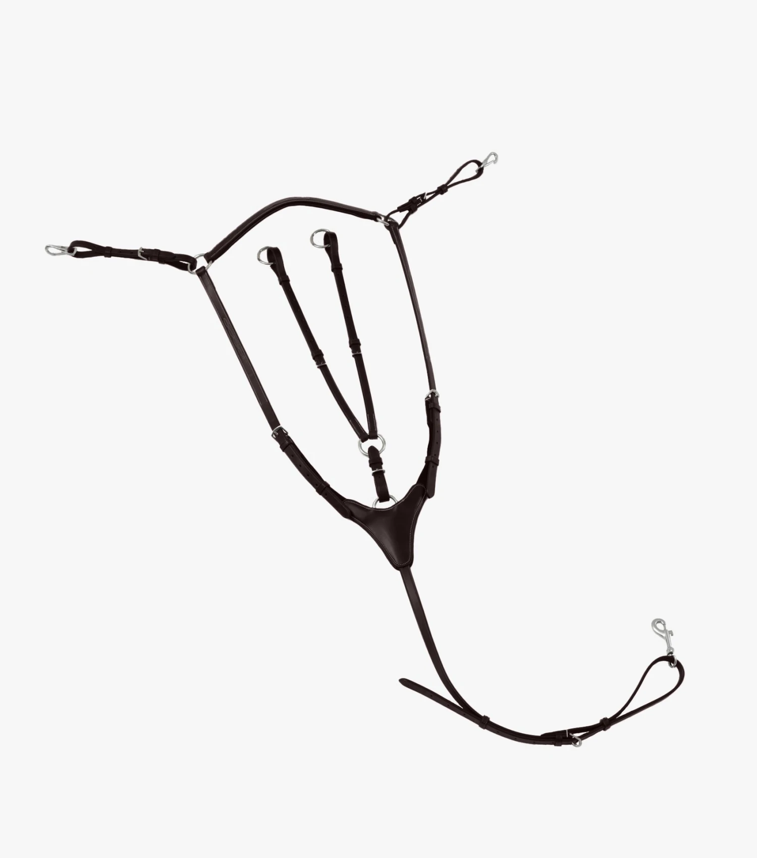 Norbello Hunter Breastplate Norbello Hunter Breastplate -Premier Equine Store Norbello Hunter Breastplate Brown 6