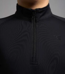 Junior Ombretta Technical Riding Top -Premier Equine Store Ombretta Junior Base Layer Black 3