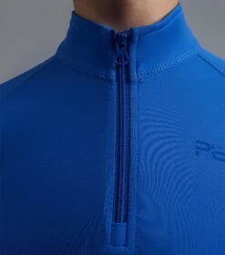 Junior Ombretta Technical Riding Top -Premier Equine Store Ombretta Junior Base Layer RoyalBlue 3