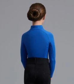 Junior Ombretta Technical Riding Top -Premier Equine Store Ombretta Junior Base Layer RoyalBlue4