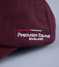 Premier Equine Baseball Cap 12 Premier Equine Baseball Cap -Premier Equine Store PE Baseball cap wine 3