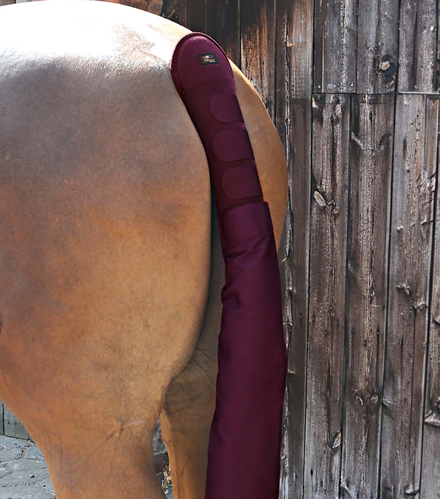 Padded Horse Tail Guard with Tail Bag Padded Horse Tail Guard With Tail Bag -Premier Equine Store Padded Tail Guard with Detachable Bag Burgundy 1