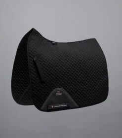 Pony Plain Cotton Dressage Square 14 Pony Plain Cotton Dressage Square -Premier Equine Store Plain Cotton Dressage Square Black 1 jpg