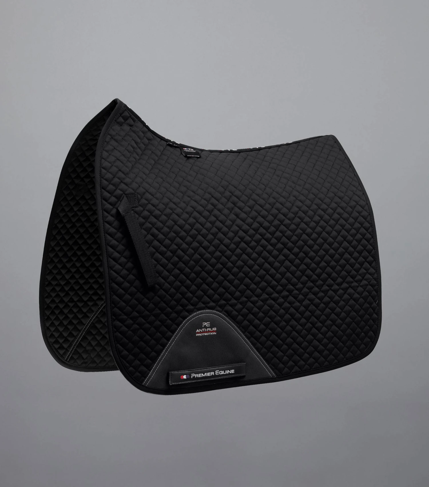 Pony Plain Cotton Dressage Square Pony Plain Cotton Dressage Square -Premier Equine Store Plain Cotton Dressage Square Black 1 jpg
