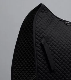 Pony Plain Cotton Dressage Square 16 Pony Plain Cotton Dressage Square -Premier Equine Store Plain Cotton Dressage Square Black 3