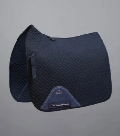 Pony Plain Cotton Dressage Square 20 Pony Plain Cotton Dressage Square -Premier Equine Store Plain Cotton Dressage Square Navy 1