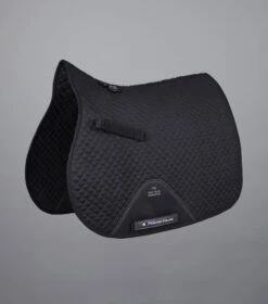 Pony Plain Cotton GP/Jump Square -Premier Equine Store Plain Cotton GPJump Square Black 1