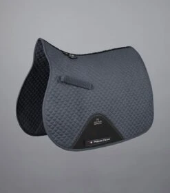 Pony Plain Cotton GP/Jump Square -Premier Equine Store Plain Cotton GPJump Square Grey 1