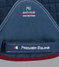 Pony Close Contact Merino Wool Half Lined European GP/ Jump Square 5 Pony Close Contact Merino Wool Half Lined European GP/ Jump Square -Premier Equine Store Pony CC Merino Wool European GP Jump Navy Burgundy 5