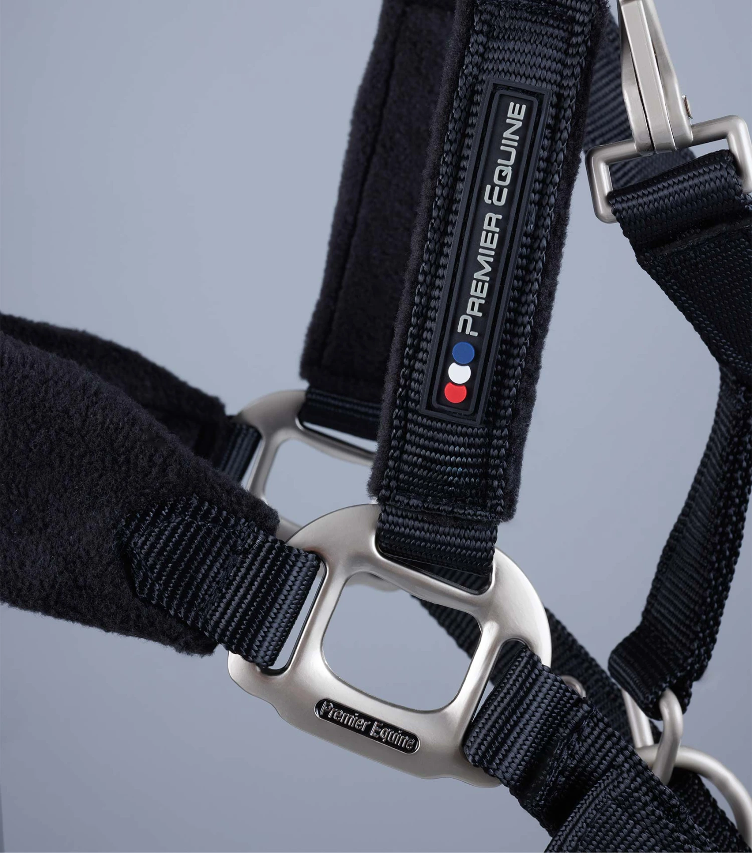 Fleece Padded Pony Head Collar Fleece Padded Pony Head Collar -Premier Equine Store Pony Padded Fleece Head Collar Black 4