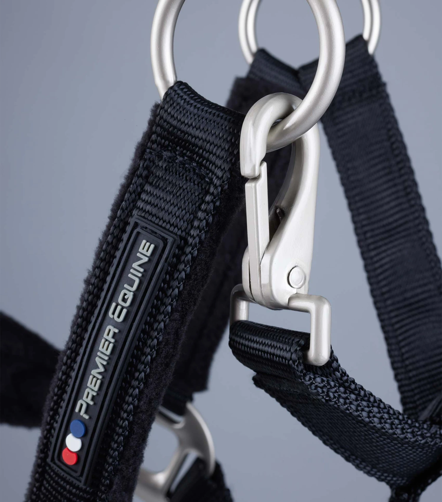 Fleece Padded Pony Head Collar Fleece Padded Pony Head Collar -Premier Equine Store Pony Padded Fleece Head Collar Black 5