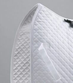 Pony Plain Cotton Dressage Square 4 Pony Plain Cotton Dressage Square -Premier Equine Store Pony Plain Cotton Dressage Square White 3