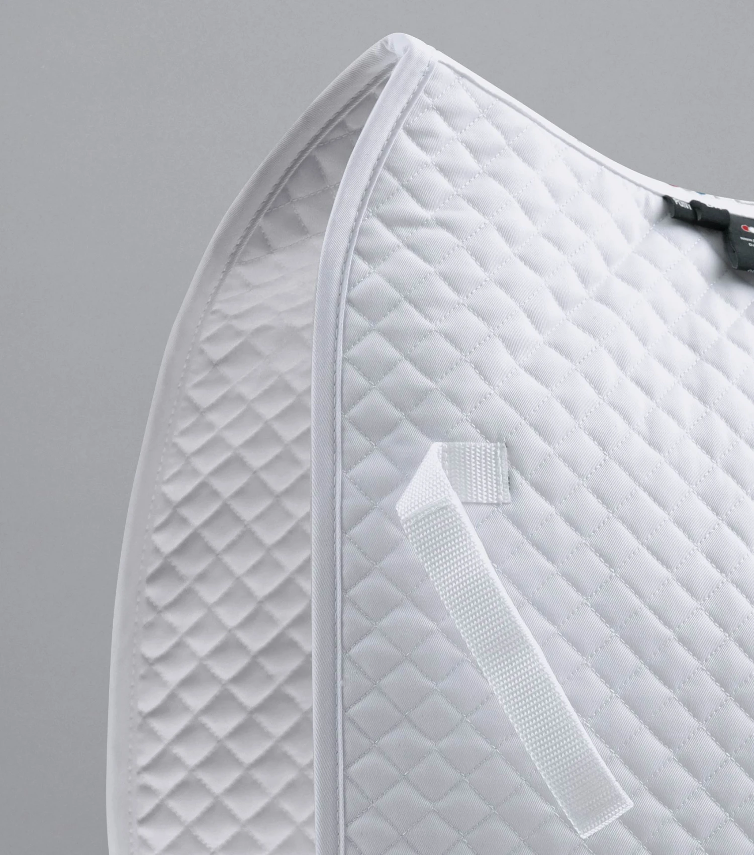 Pony Plain Cotton Dressage Square Pony Plain Cotton Dressage Square -Premier Equine Store Pony Plain Cotton Dressage Square White 3